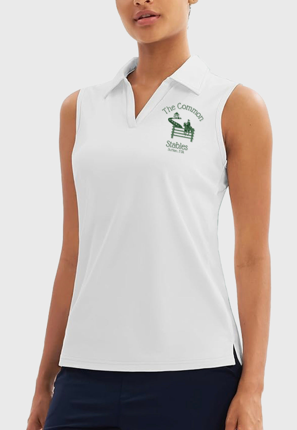 The Common Stables MAGCOMSEN Women's Sleeveless Polo Shirt