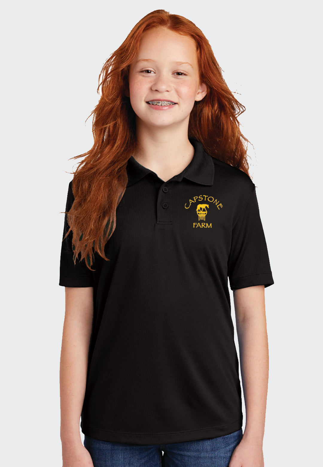 Capstone Farm Sport-Tek® PosiCharge® RacerMesh® Polo - Ladies, Mens, + Youth Sizes