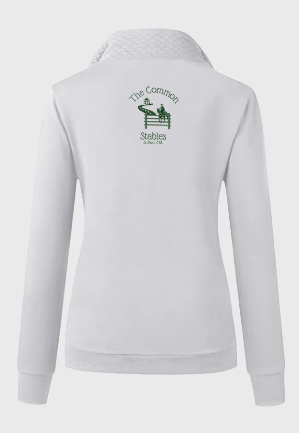 The Common Stables BTFBM Ladies Quilted 1/4 Zip Sweatshirt, 2 Color Options