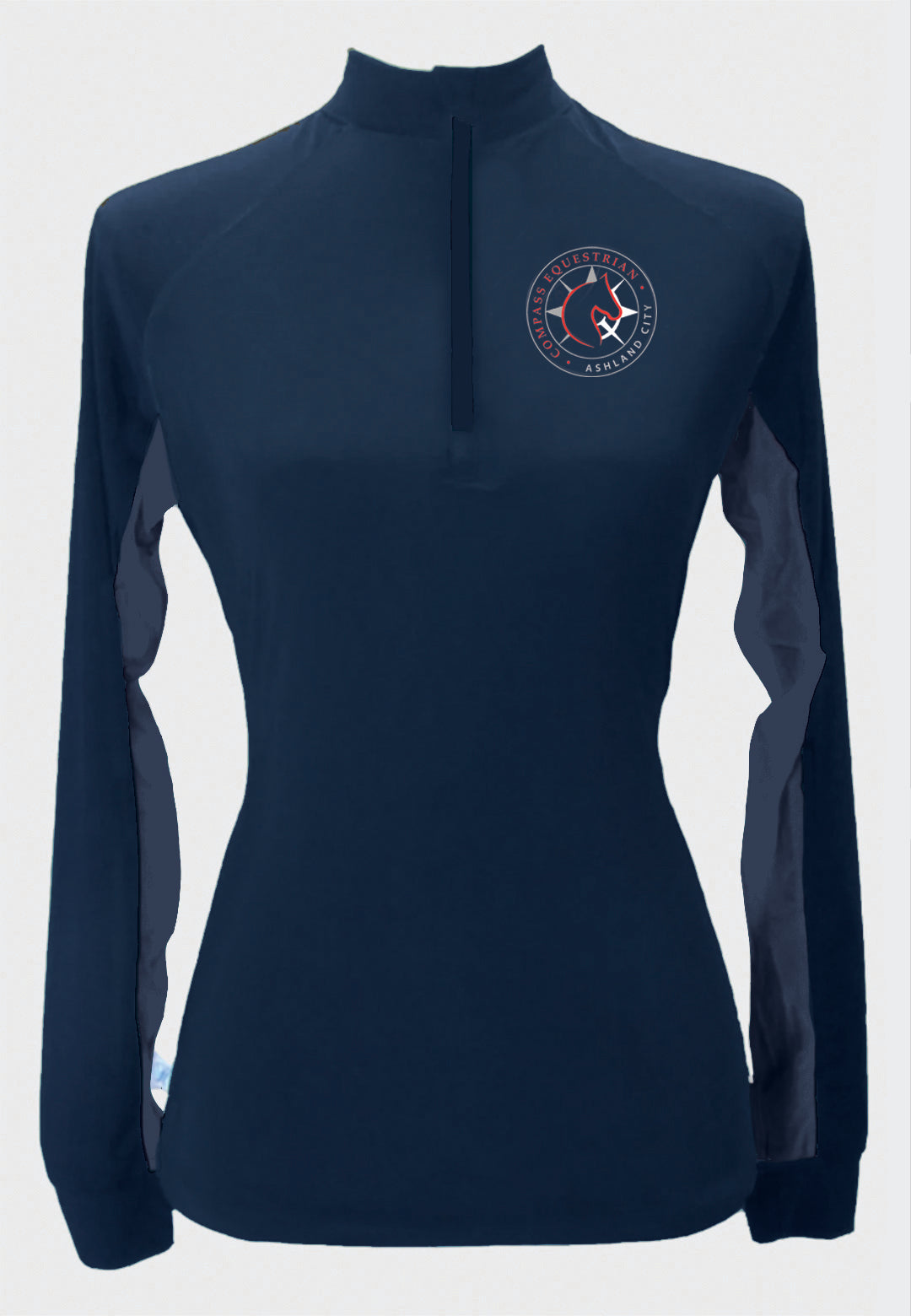 Compass Equestrian IAH Custom Solid Sun Shirt, Adult + Youth Sizes