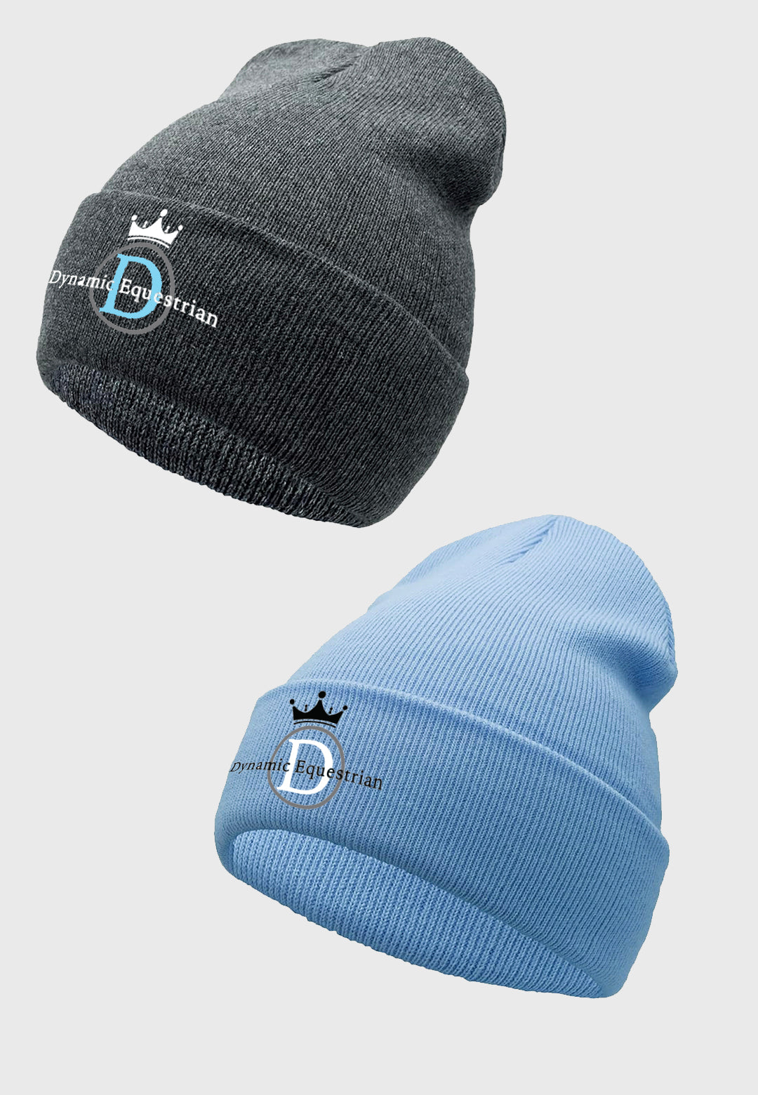 Dynamic Equestrian Team soCute Unisex Soft Warm Cuffed Beanie, 2 Color Options