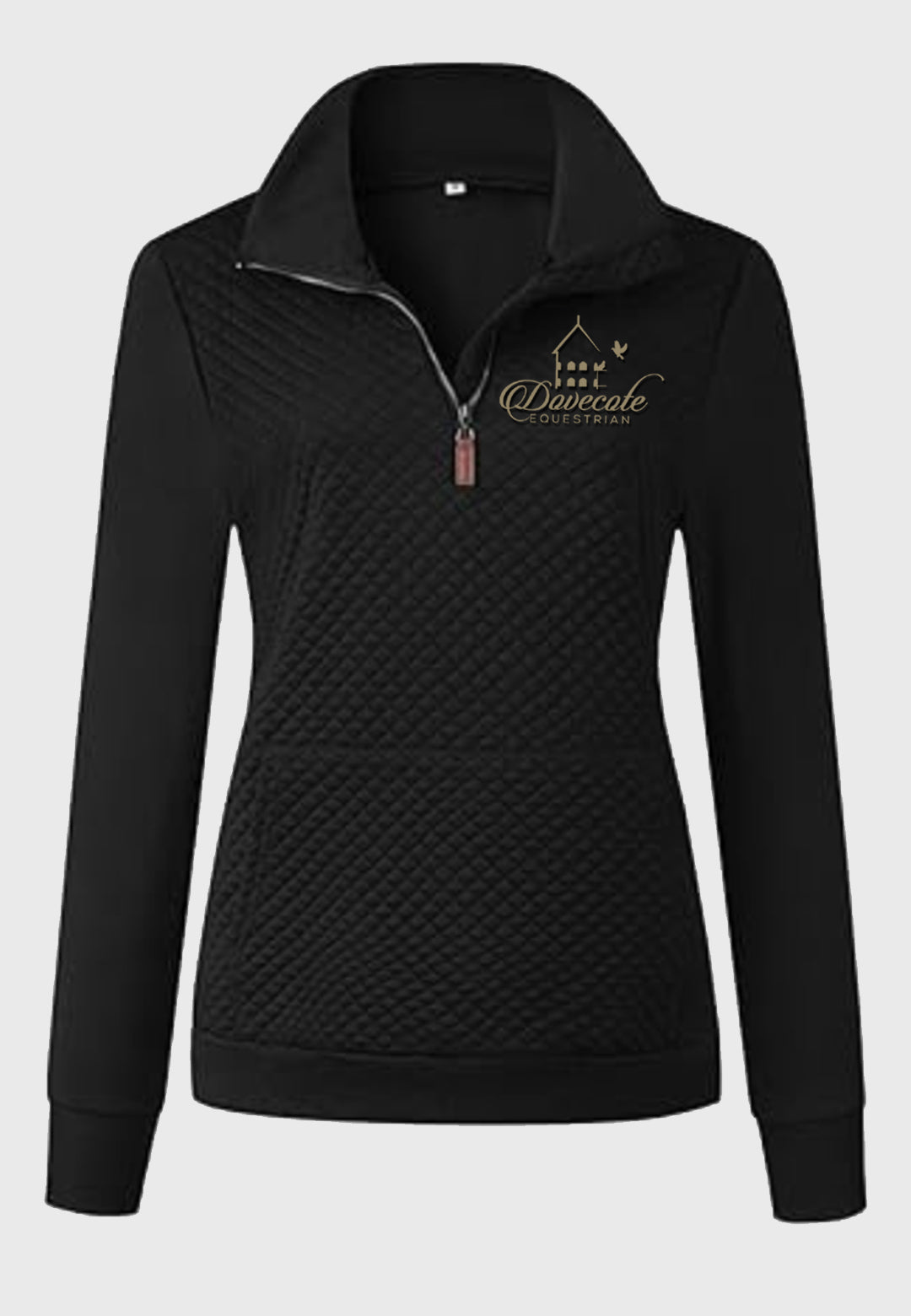 Dovecote Equestrian BTFBM Ladies Quilted 1/4 Zip Sweatshirt