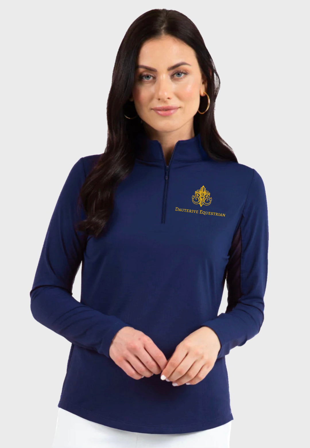 Dauterive Equestrian IBKÜL® Long Sleeve Sun Shirt - Ladies + Girls Sizes