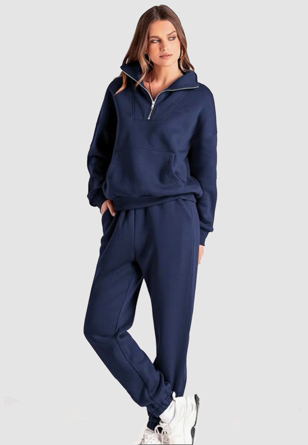 Dauterive Equestrian 2-PIECE LOUNGE HOODIE OVERSIZED SWEATSUIT SET