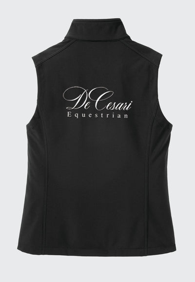 DeCesari Equestrian Port Authority® BlackCore Soft Shell Vest - Ladies + Mens Styles
