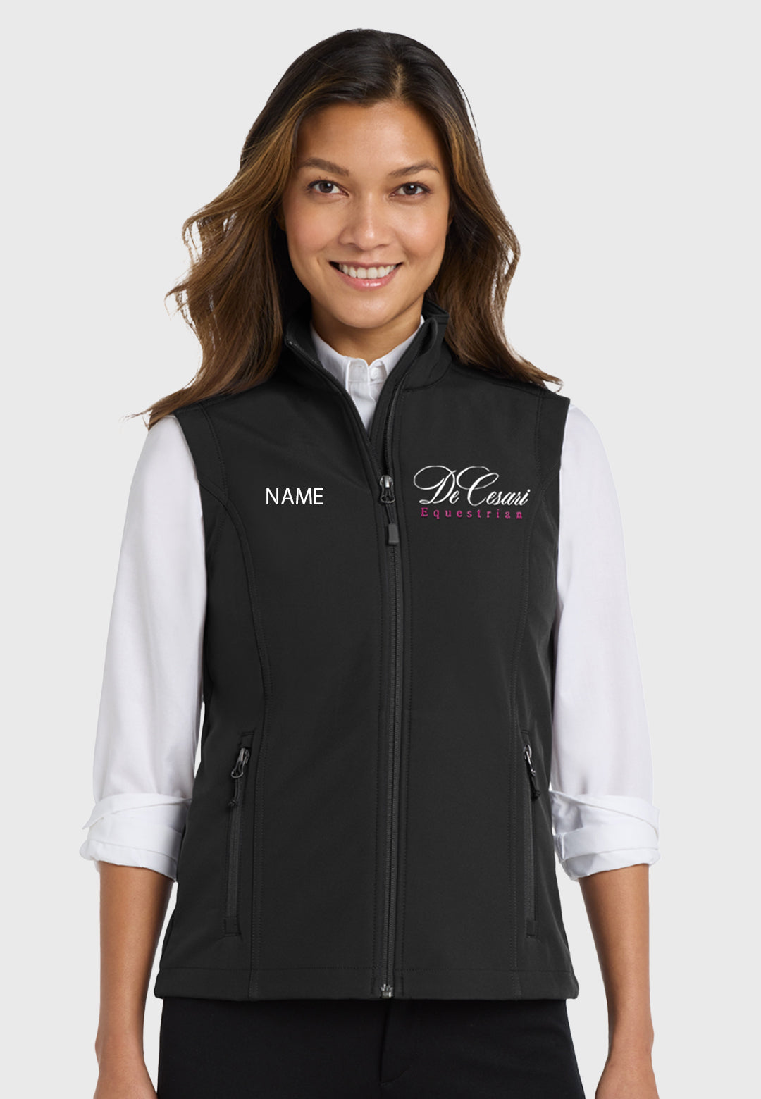 DeCesari Equestrian Port Authority® BlackCore Soft Shell Vest - Ladies + Mens Styles