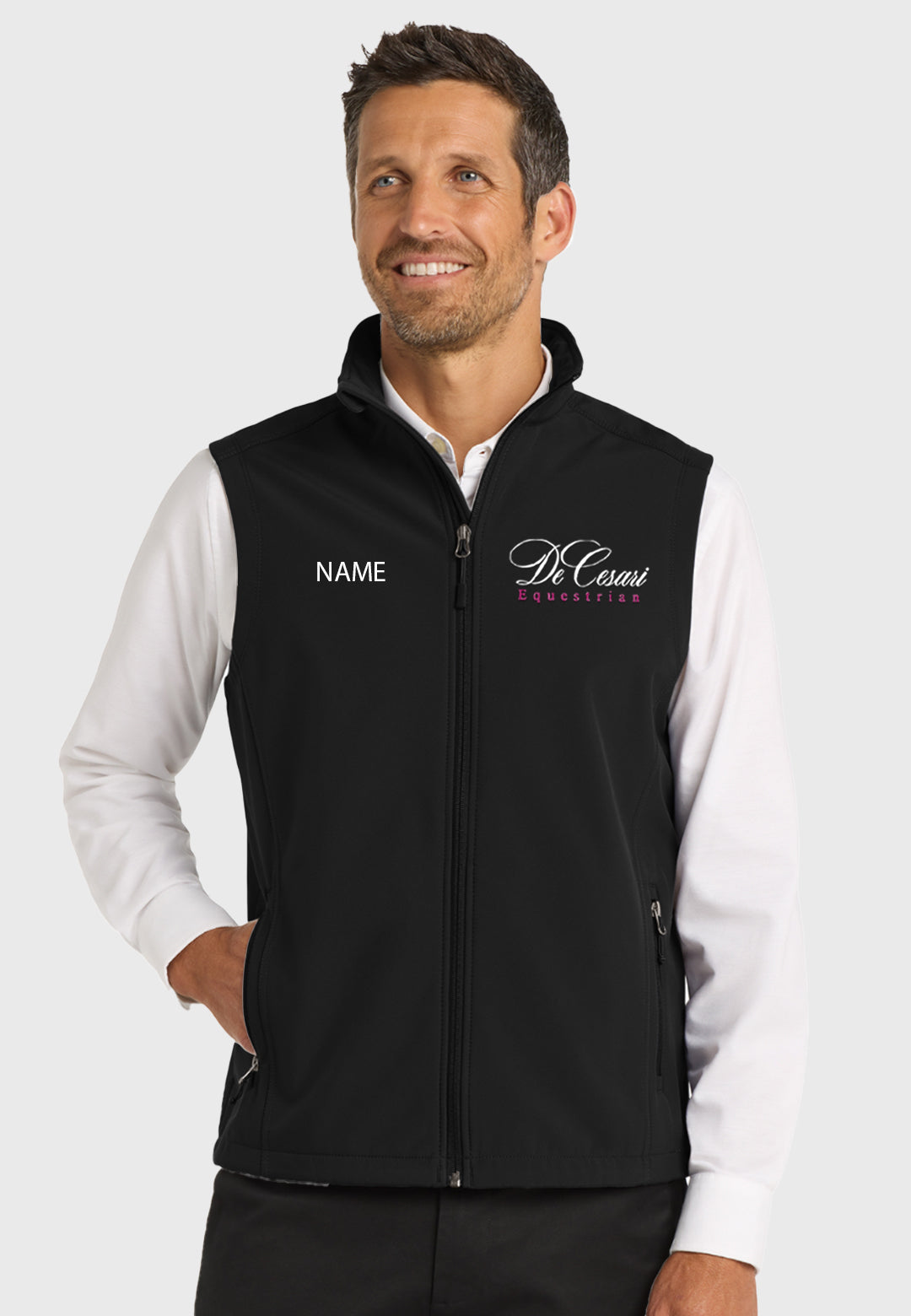 DeCesari Equestrian Port Authority® BlackCore Soft Shell Vest - Ladies + Mens Styles