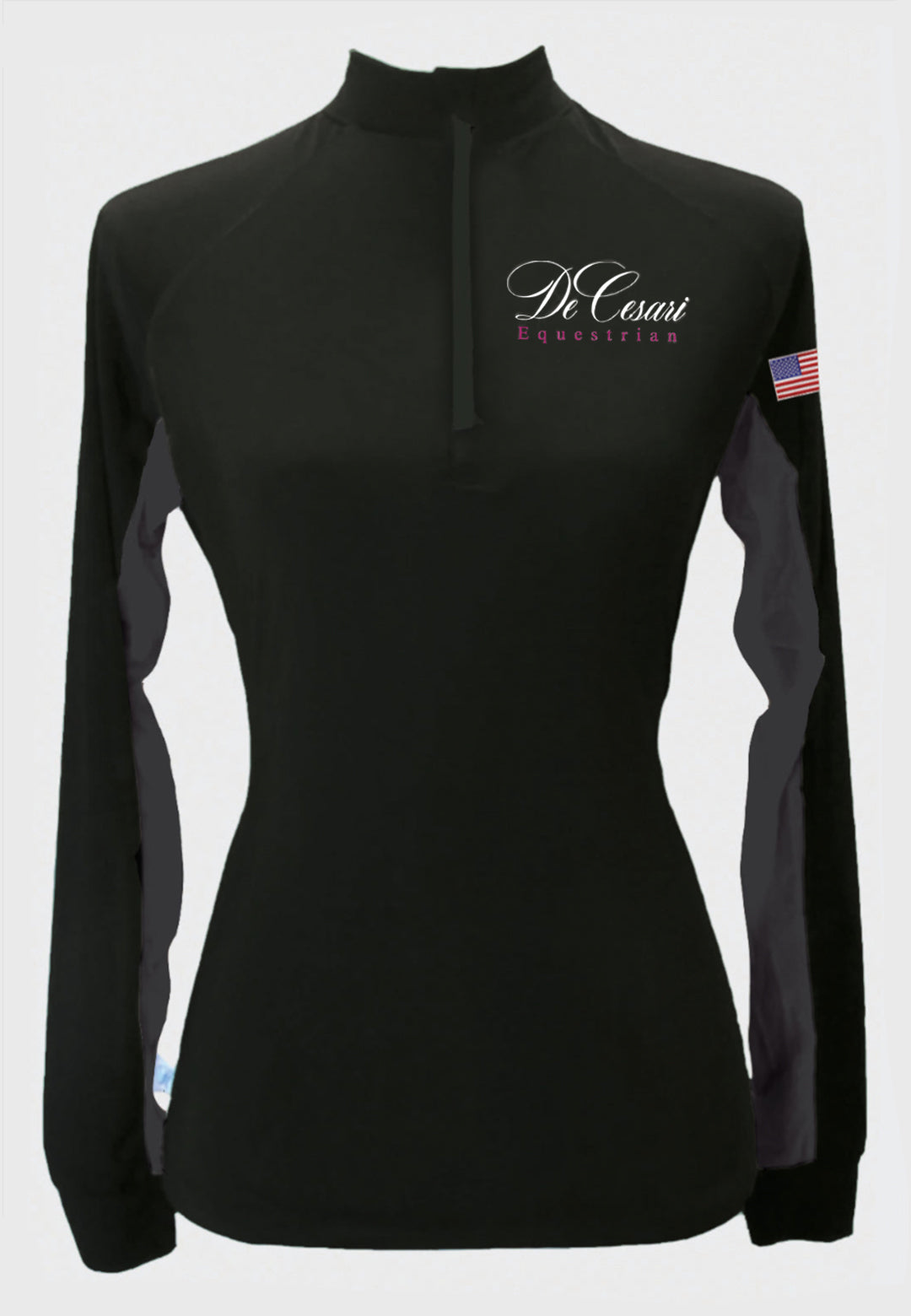 DeCesari Equestrian IAH Custom Solid Sun Shirt, Adult Sizes + Youth Sizes,