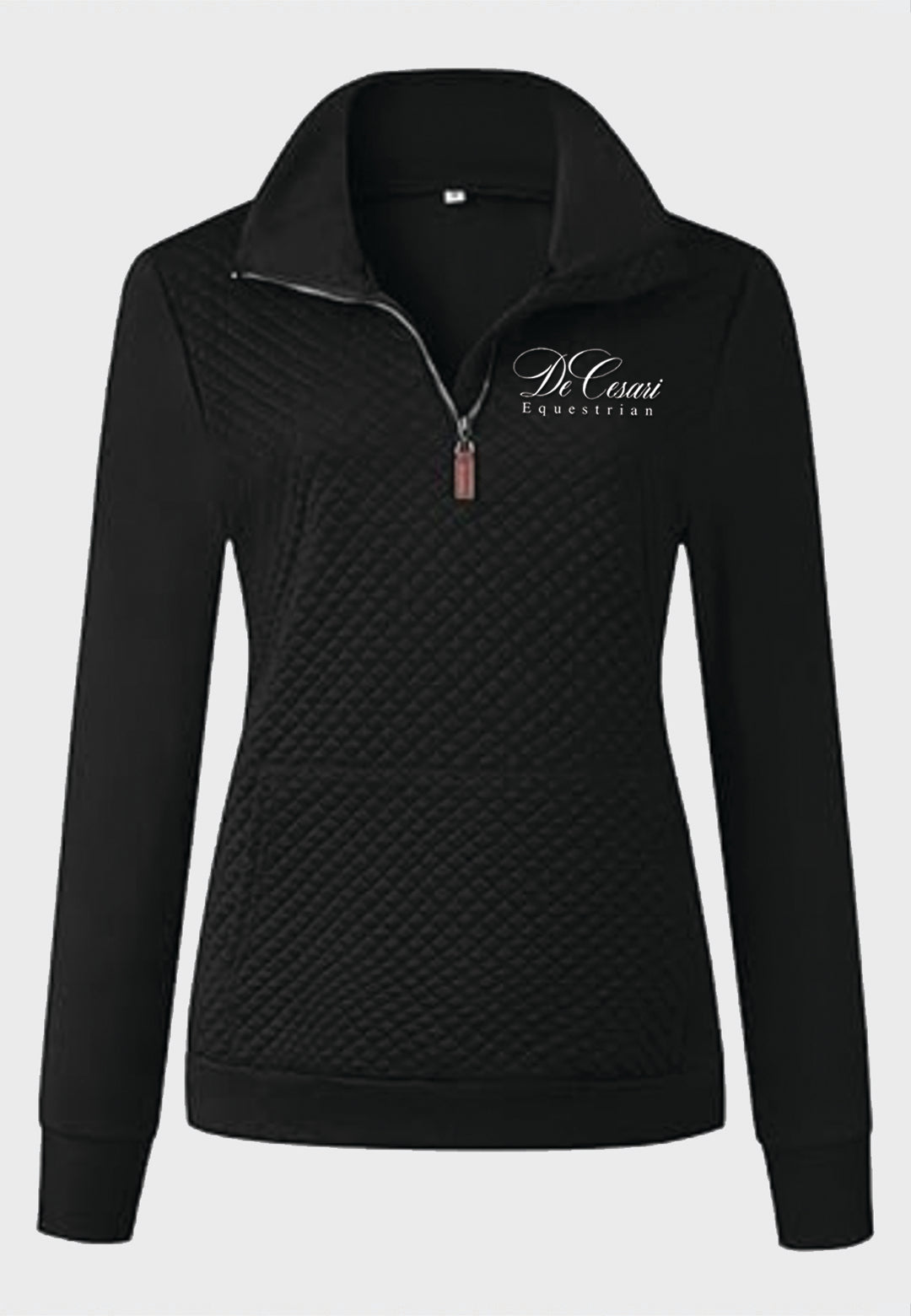 DeCesari BTFBM Ladies Quilted 1/4 Zip Sweatshirt, 2 Color Options