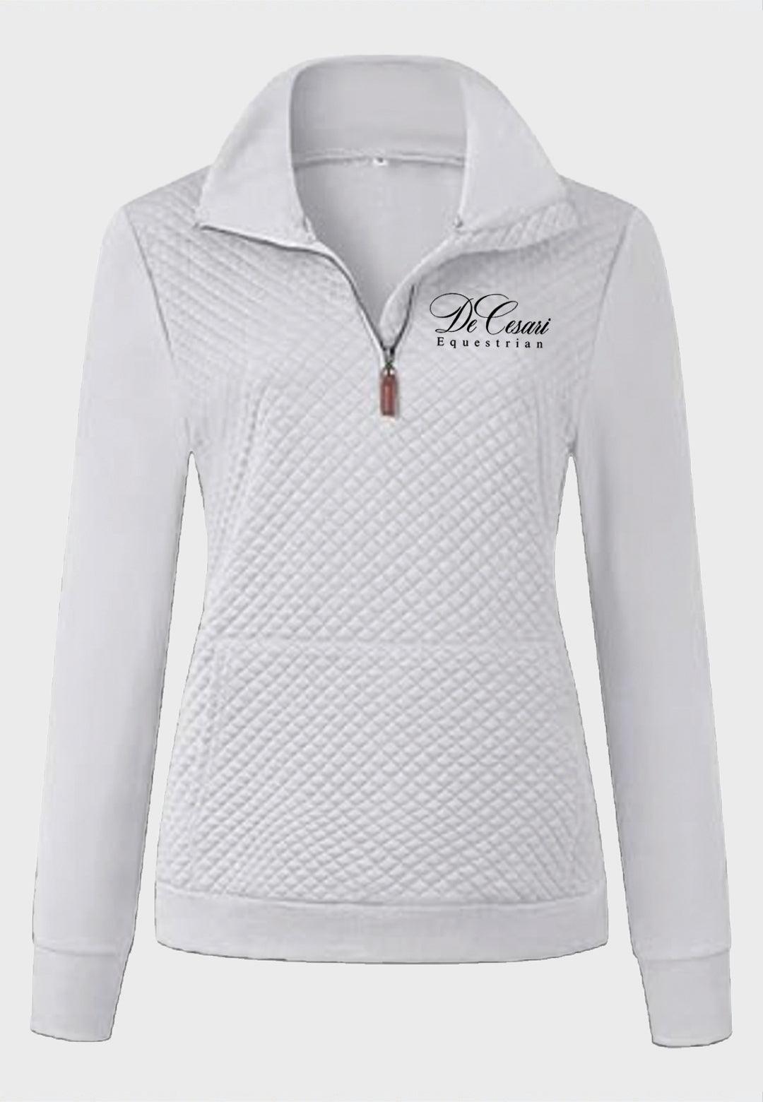 DeCesari BTFBM Ladies Quilted 1/4 Zip Sweatshirt, 2 Color Options