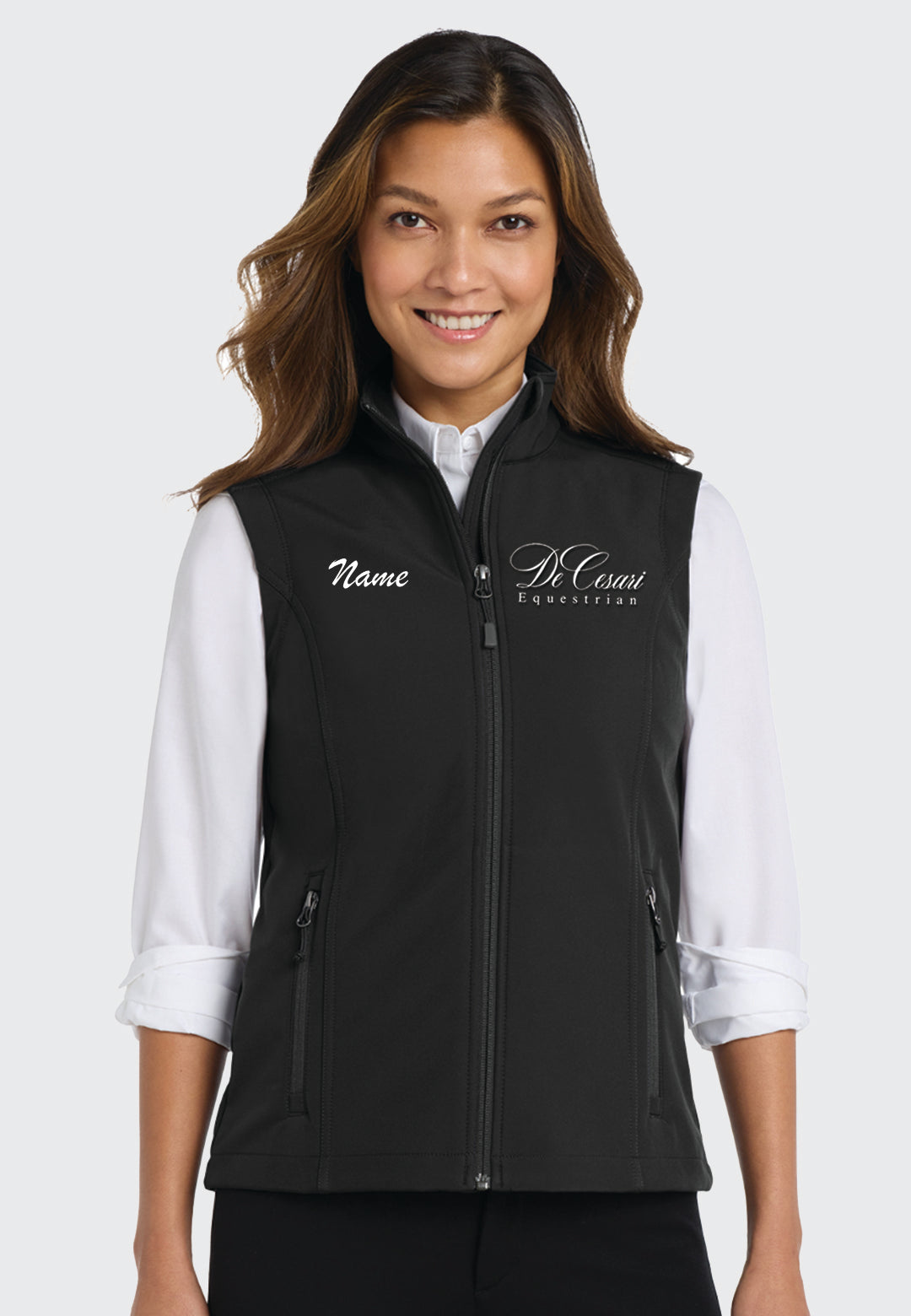 DeCesari Equestrian Port Authority® BlackCore Soft Shell Vest - Ladies + Mens Styles