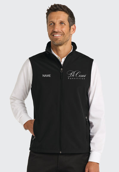 DeCesari Equestrian Port Authority® BlackCore Soft Shell Vest - Ladies + Mens Styles