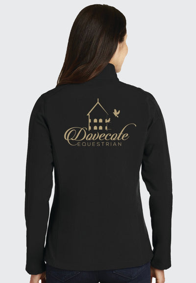 Dovecote Equestrian Port Authority® Core Black Soft Shell Jacket - Men's/Ladies/Youth