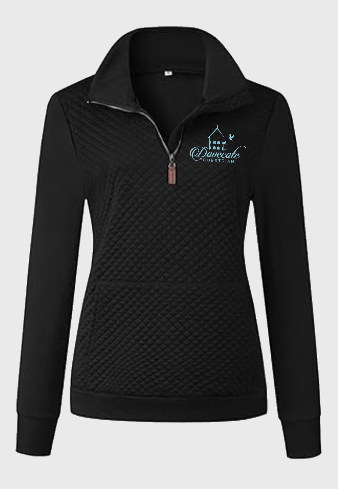 Dovecote Equestrian BTFBM Ladies Quilted 1/4 Zip Sweatshirt