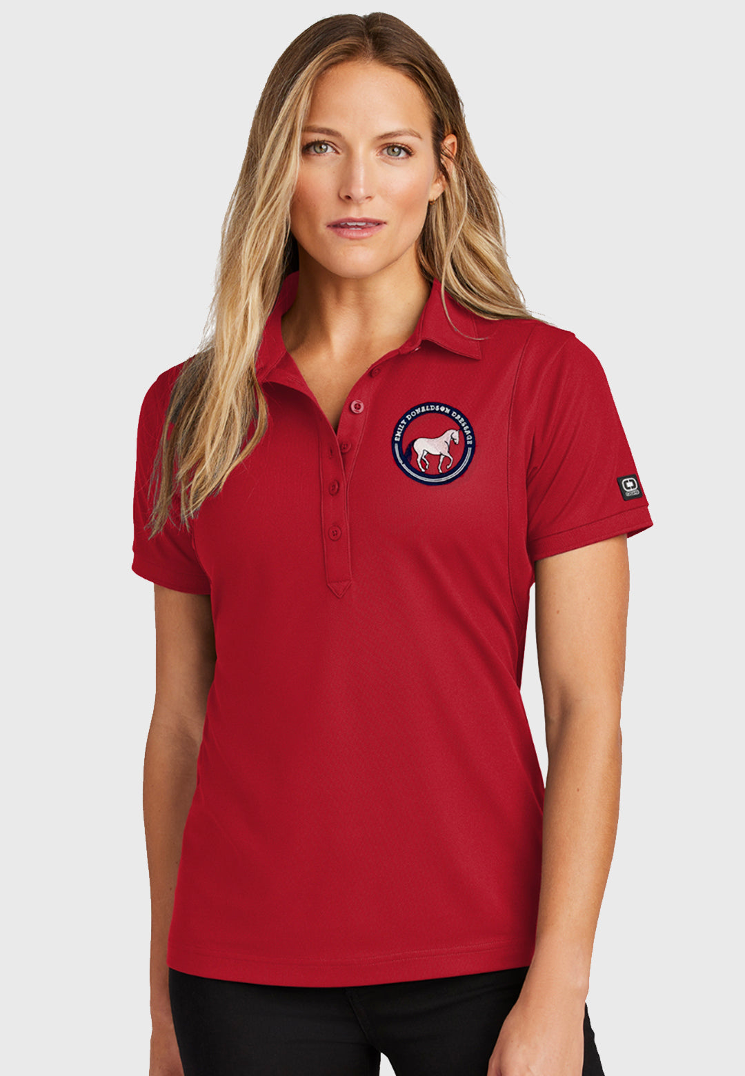 Emily Donaldson Dressage OGIO® - Ladies Jewel Polo, 3 Color Options