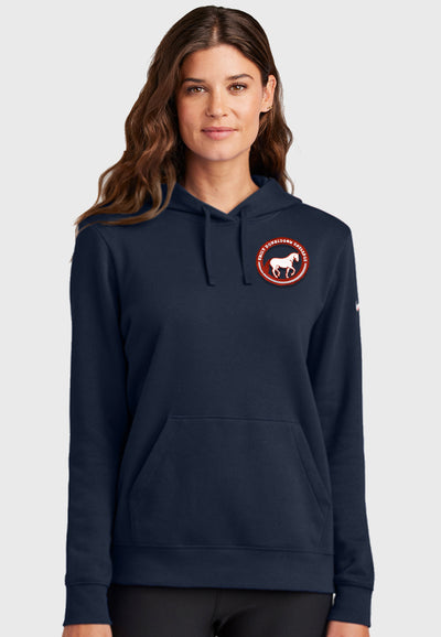 Emily Donaldson Dressage Nike Club Fleece Sleeve Swoosh Pullover Hoodie - Ladies +Mens sizes, 2 Color Options