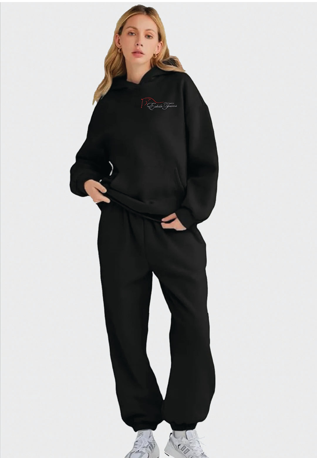 Exhale Farm 2-PIECE LOUNGE HOODIE OVERSIZED SWEATSUIT SET