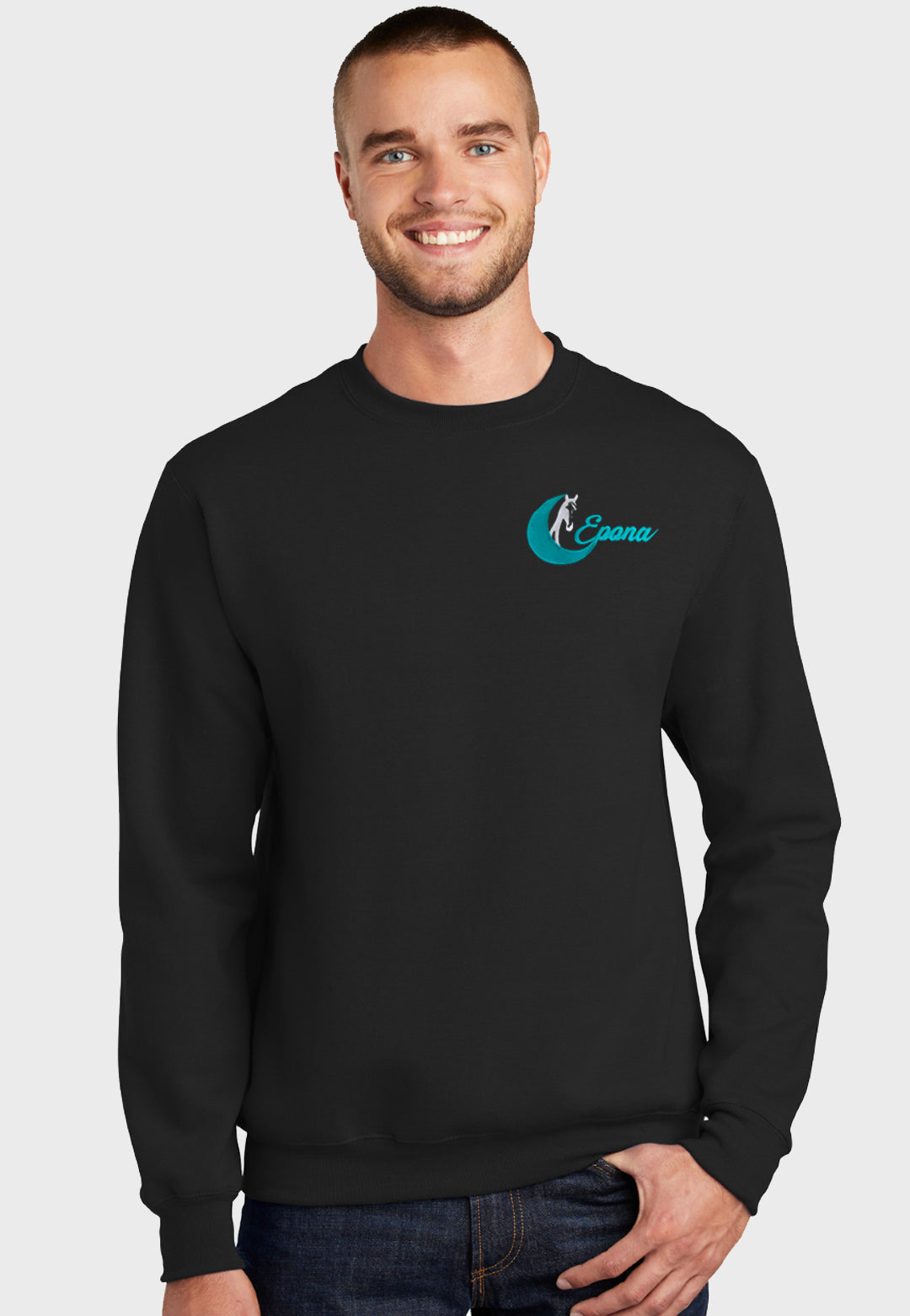 Epona Port & Company® Essential Fleece Crewneck Sweatshirt - Unisex Adult/Youth Sizes