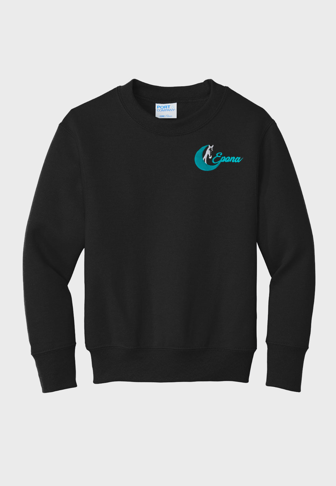 Epona Port & Company® Essential Fleece Crewneck Sweatshirt - Unisex Adult/Youth Sizes