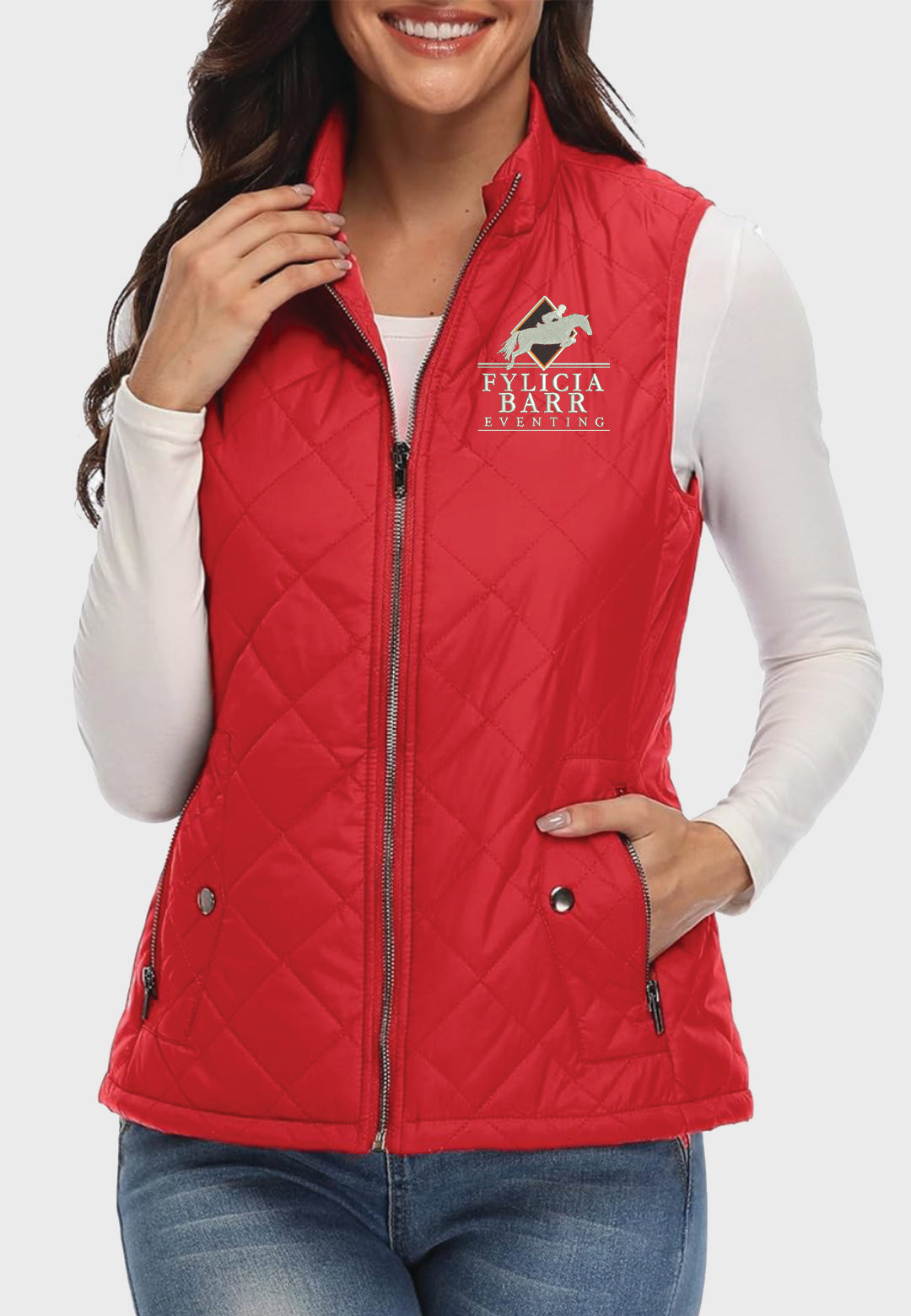 Fylicia Barr Eventing Xeoxarel Women's Quilted Vest, 2 Color Options