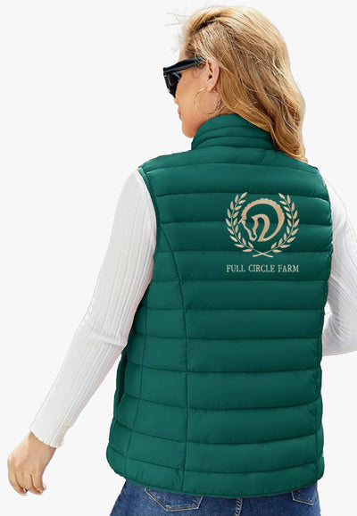 Full Circle Farm MAGCOMSEN Lightweight Women's Puffer Vest, 2 Color Options