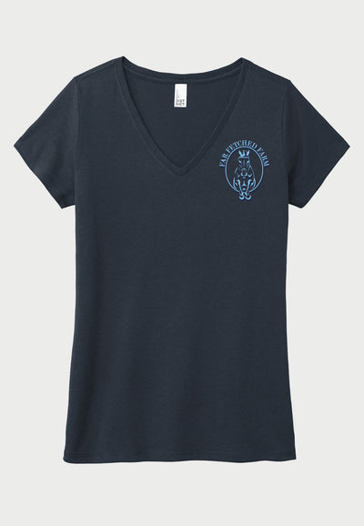 Far Fetched Farm District ® Women’s Perfect Tri ® V-Neck Tee, 3 Color Options