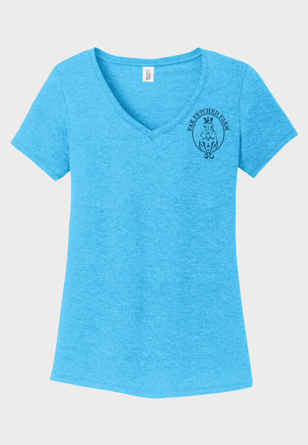 Far Fetched Farm District ® Women’s Perfect Tri ® V-Neck Tee, 3 Color Options