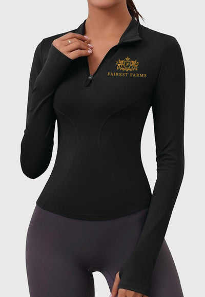 Fairest Farm LOMON Womens Long Sleeve Workout Top