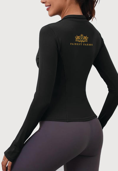 Fairest Farm LOMON Womens Long Sleeve Workout Top