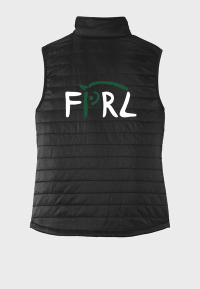 Flanders Polo Port Authority® Packable Puffy Vest - Ladies/Mens Styles - Black