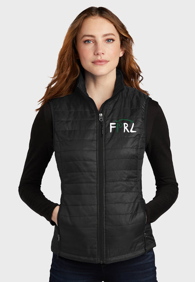 Flanders Polo Port Authority® Packable Puffy Vest - Ladies/Mens Styles - Black