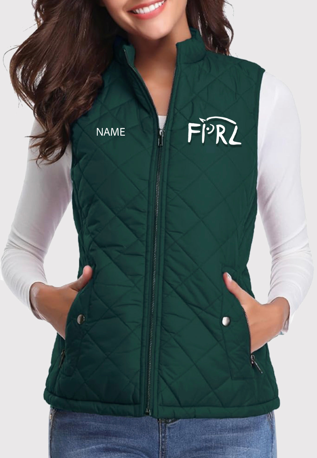 Flanders Polo Fuinloth Women's Quilted Vest, 2 Color Options