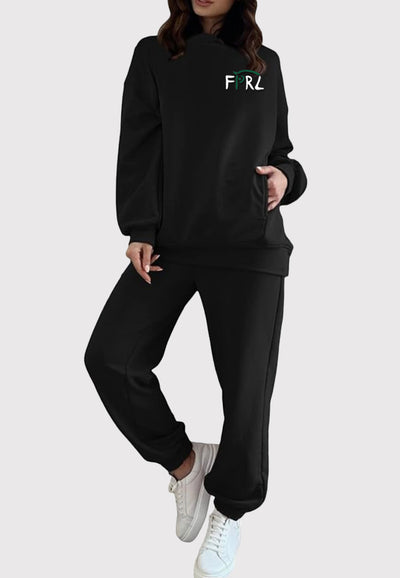 Fixmatti Ladies Hooded Sweatshirts + Jogger Pant, 2 Color options