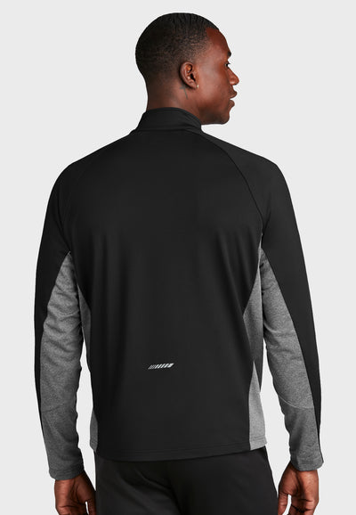 Flanders Polo Sport-Tek® Sport-Wick® Stretch Contrast 1/2-Zip Pullover - Ladies + Mens, 2 Color Options