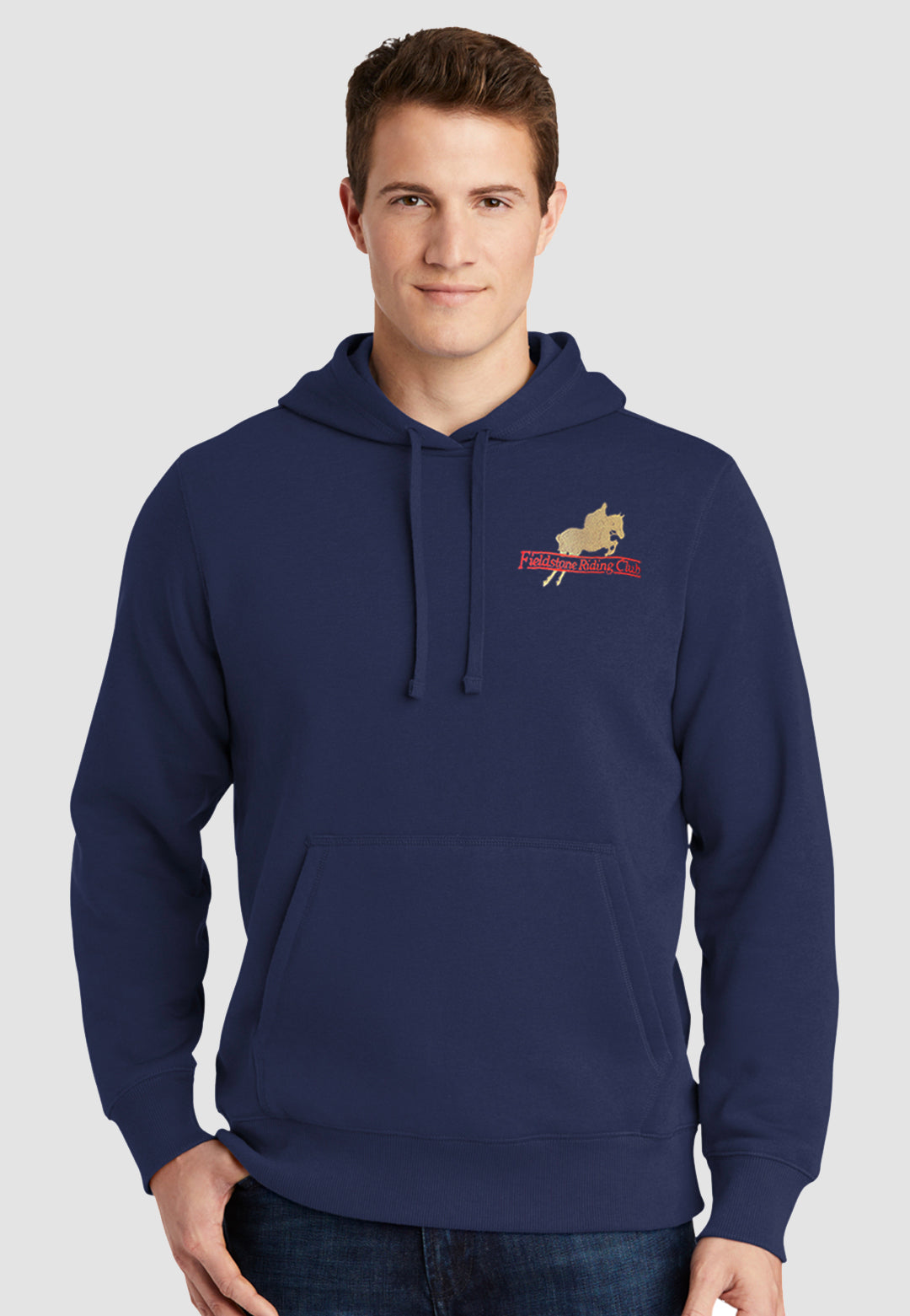 Fieldstone Riding Club Sport-Tek®  Navy Hooded Sweatshirt - Adult + Youth Sizes
