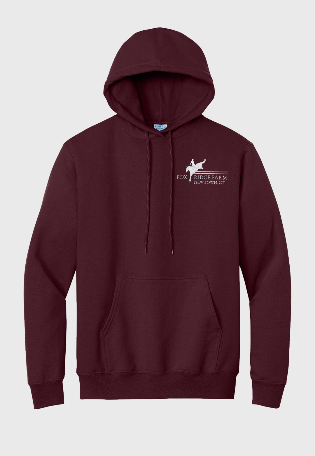Fox Ridge Farm Port & Company® Essential Fleece Pullover Hooded Sweatshirt, Adult + Youth Sizes