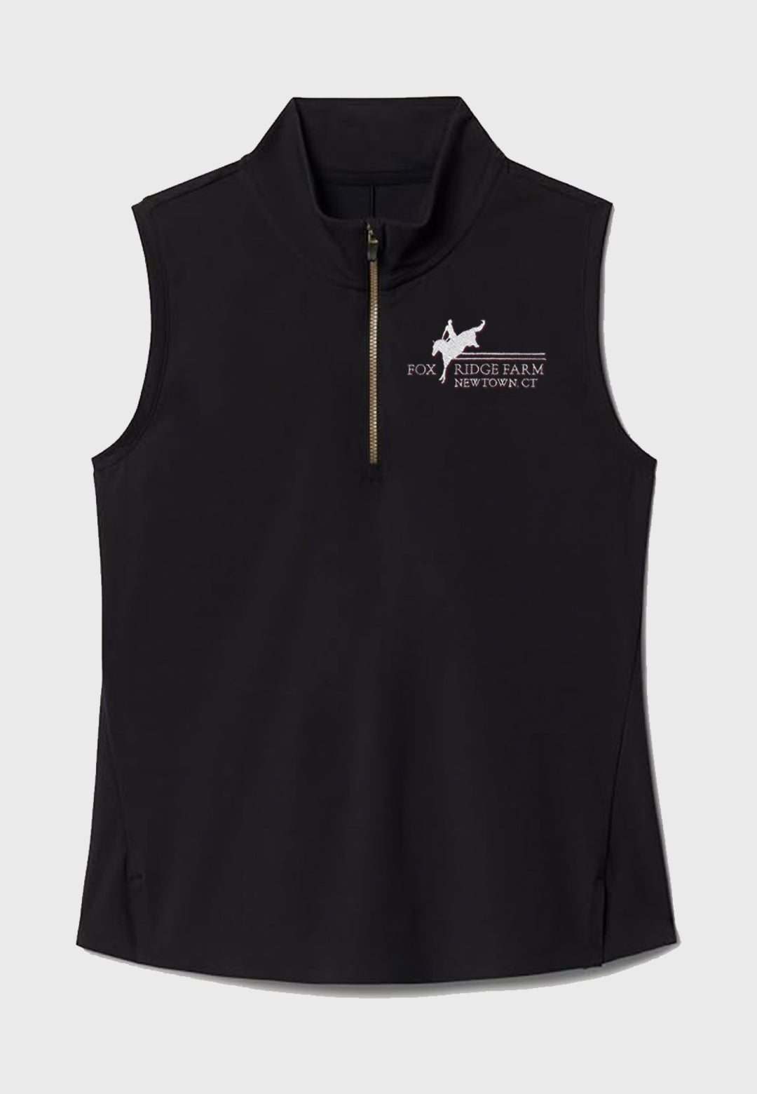Fox Ridge Farm Rhone Women's Course to Court Sleeveless Zip Mock