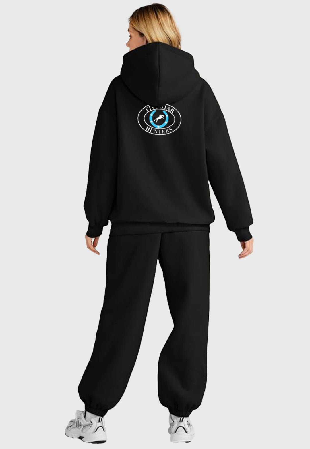 Five Star Hunters AUTOMET Women's 2 Piece Black Sweatsuit