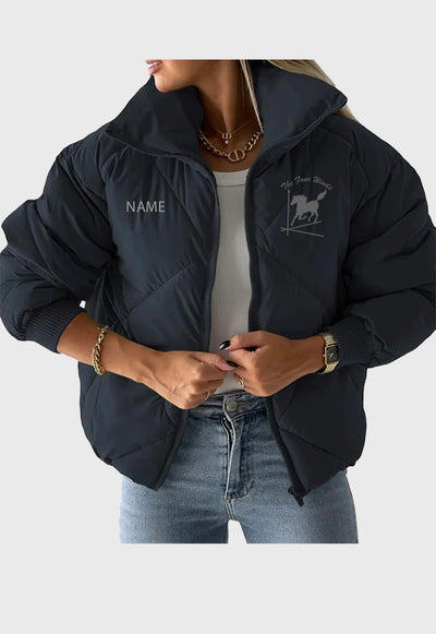 The Four Winds WOMENS QUILTED CROPPED PUFFER JACKET