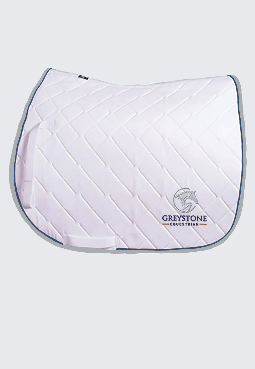 Greystone Equestrian JACKS Quilted Jumper PAD WITH CUSTOM PIPING - White