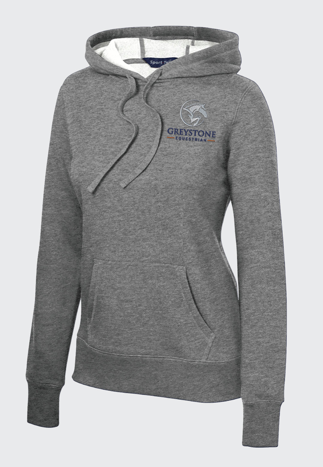 Greystone Equestrian Sport-Tek® Navy Hooded Sweatshirt - Adult + Youth Sizes