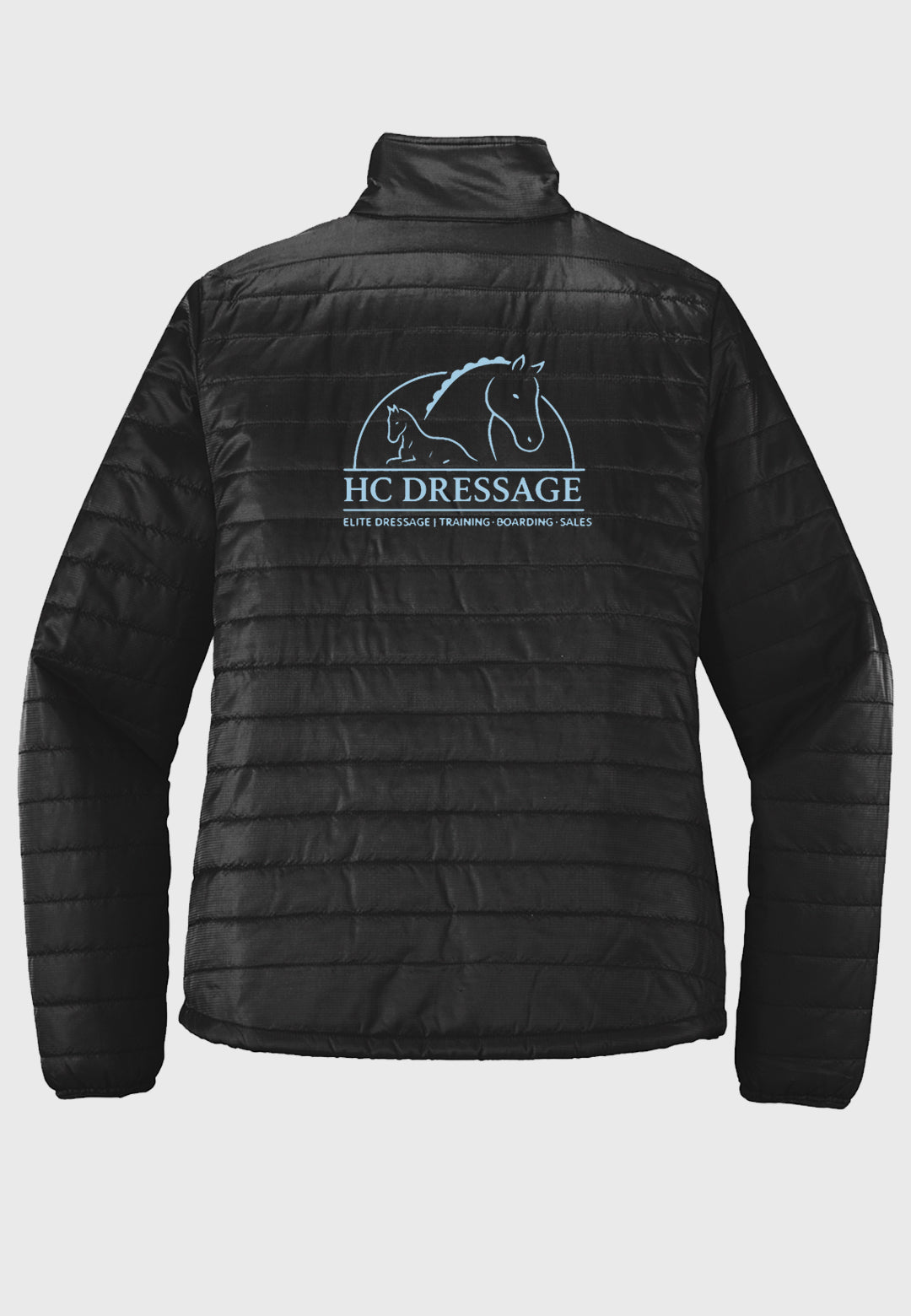 HC Dressage Port Authority® Royal Packable Puffy Jacket - Ladies + Mens Styles, 2 Color Options