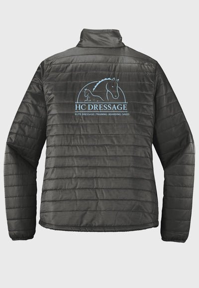 HC Dressage Port Authority® Royal Packable Puffy Jacket - Ladies + Mens Styles, 2 Color Options