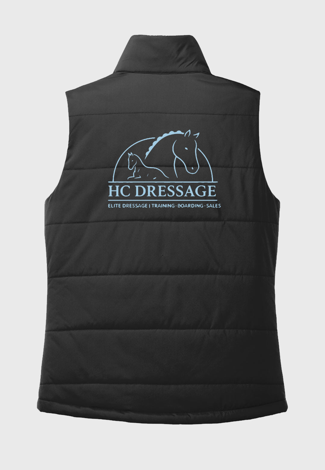 HC Dressage Port Authority® Puffer Vest, Ladies + Mens Styles, 2 Color Options