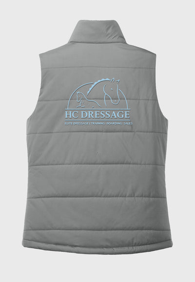 HC Dressage Port Authority® Puffer Vest, Ladies + Mens Styles, 2 Color Options