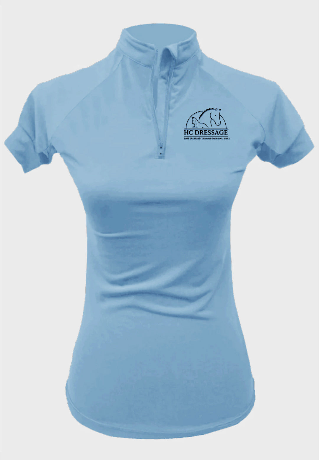 HC Dressage Short Sleeve Custom Sun Shirt, Mens + Ladies Sizes