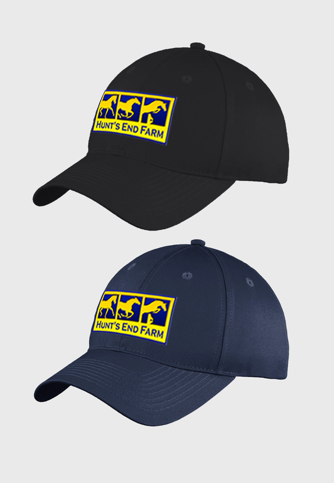 Hunt's End Farm Port & Company® Six-Panel Unstructured Twill Cap - Adult + Youth Sizes