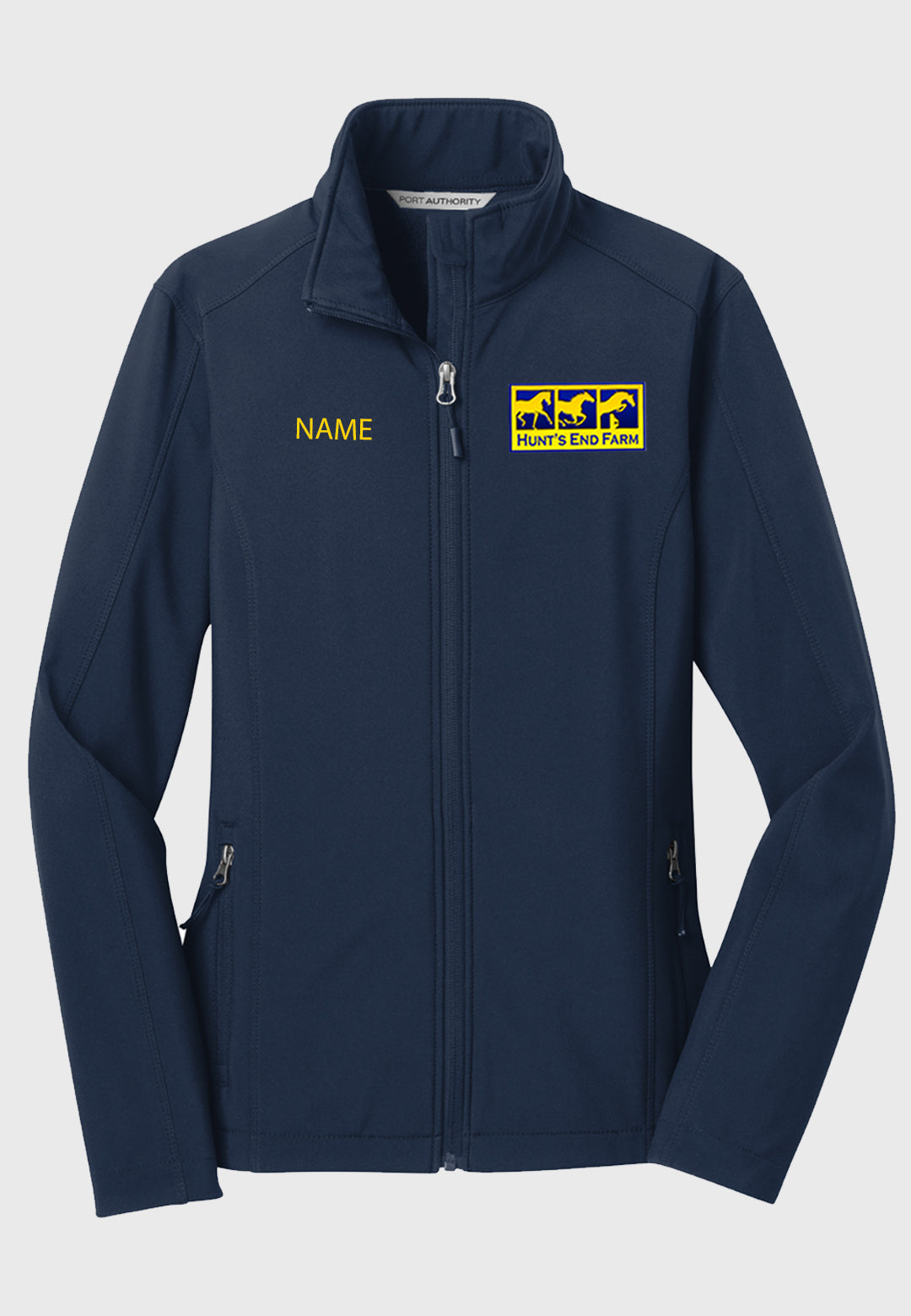 Hunt's End Farm Port Authority® Core Navy Soft Shell Jacket - Men's/Ladies/Youth