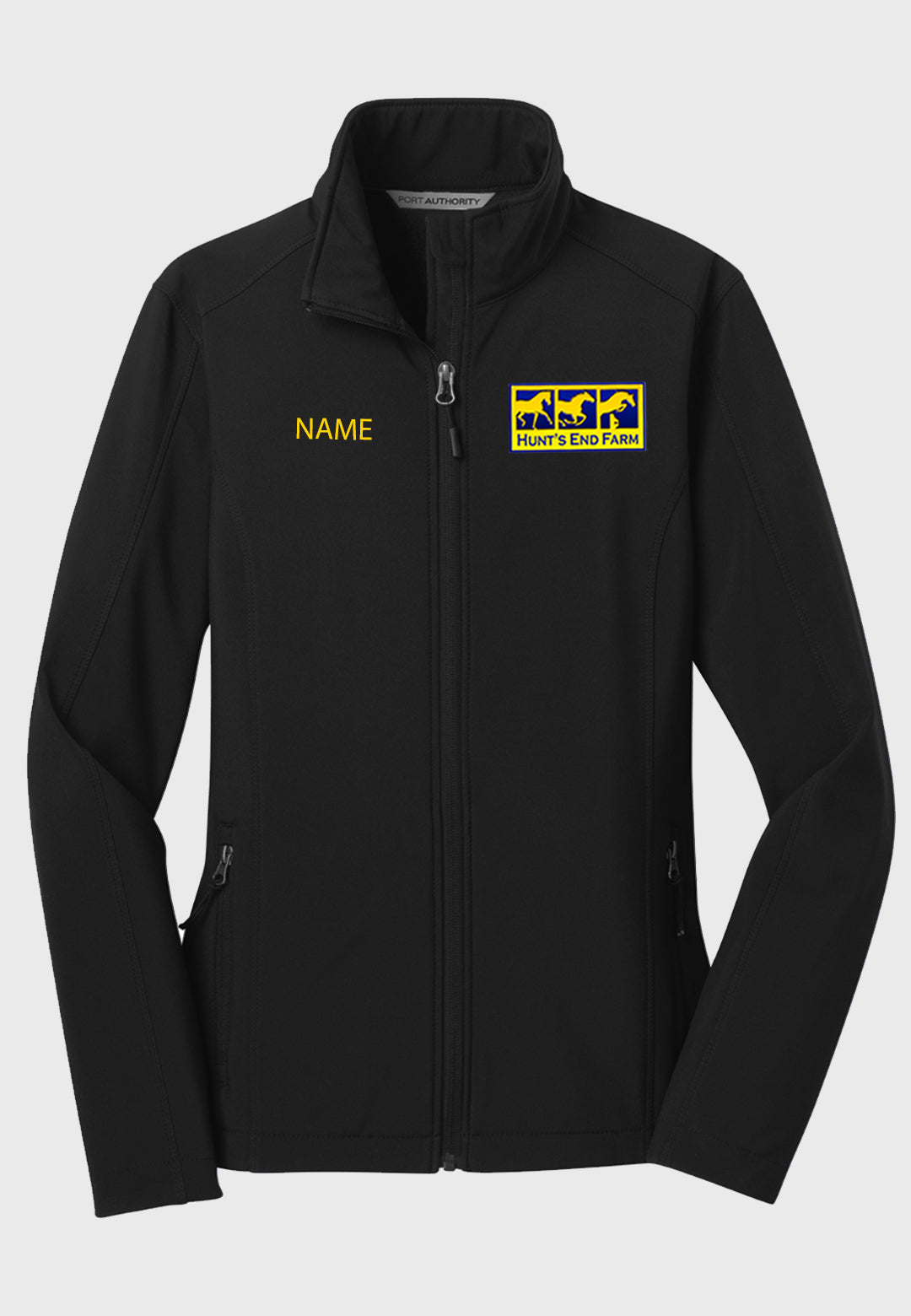 Hunt's End Farm Port Authority® Core Black Soft Shell Jacket - Men's/Ladies/Youth