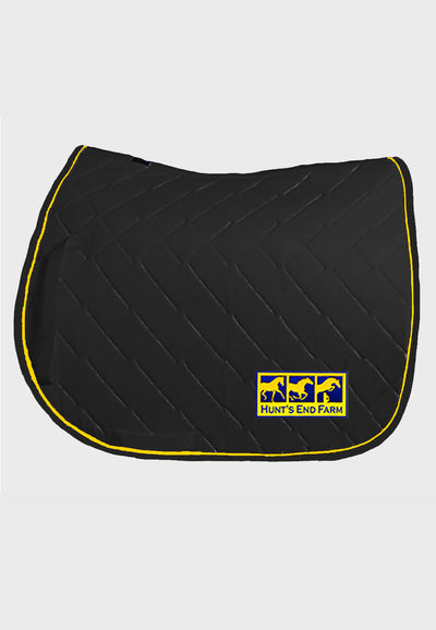 Hunt's End Farm JACKS QUILTED DRESSAGE OR ALL-PURPOSE SQUARE PAD, 2 Color Options